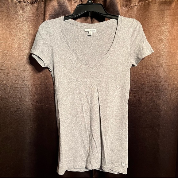 American Eagle gray short sleeve tee shirt Small - Picture 1 of 3